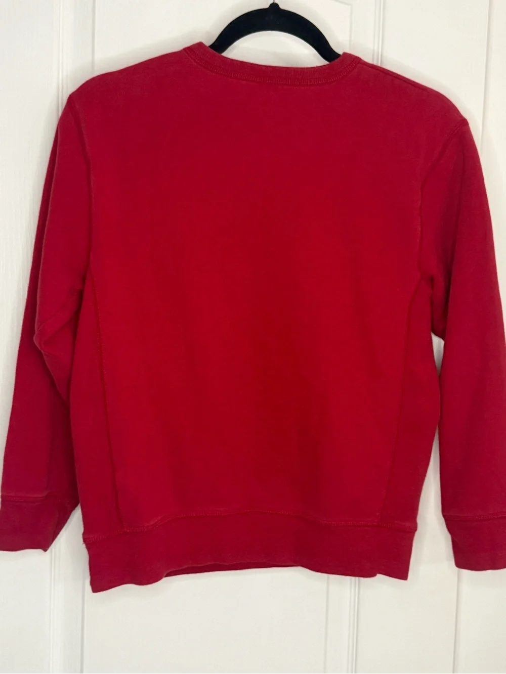 GAP Red Crewneck Sweatshirt with Cream Logo